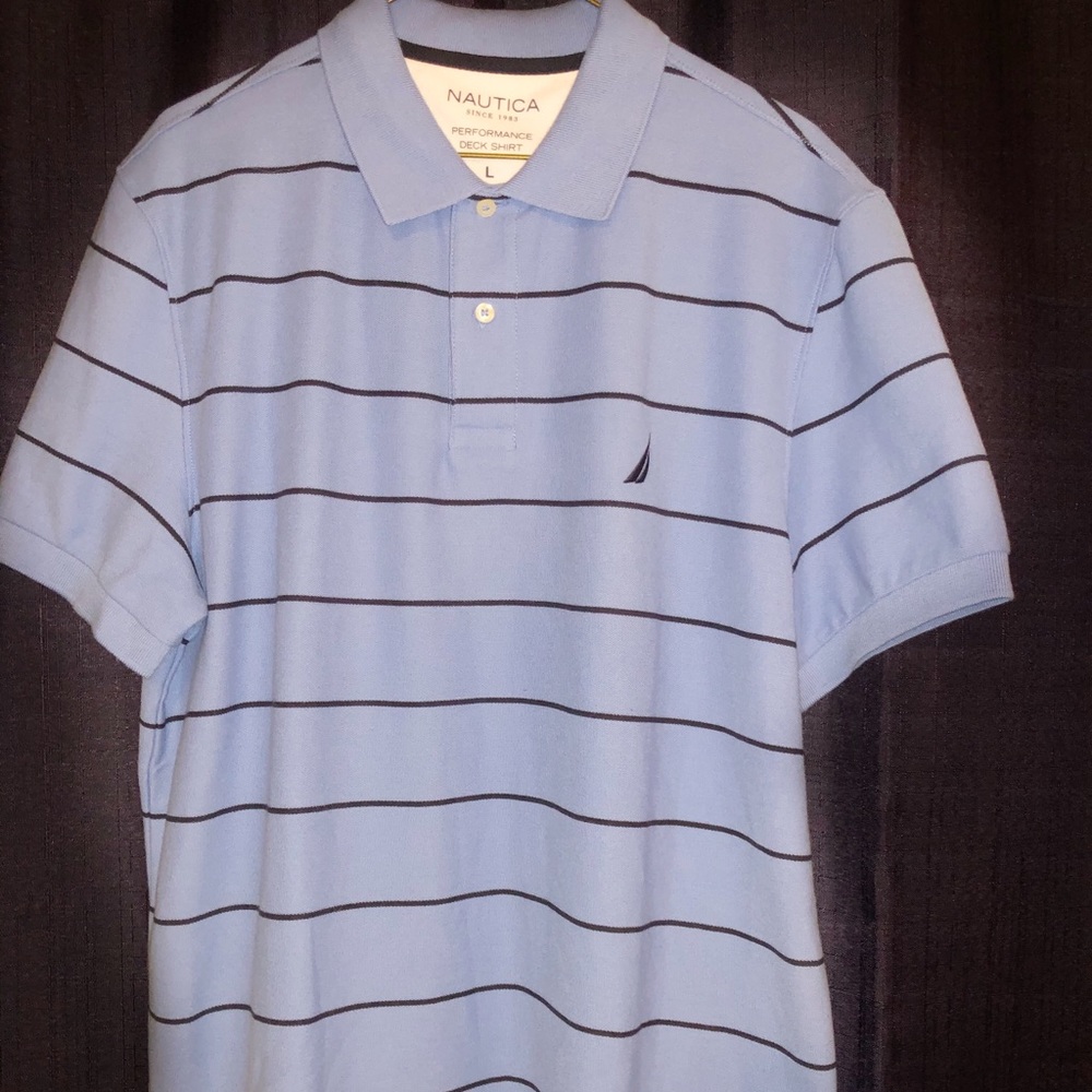 Nautica Short Sleeve Performance Deck Polo Shirt